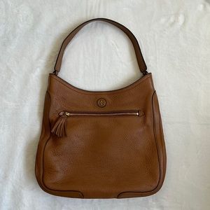 Tory Burch Brown Robinson Large Hobo